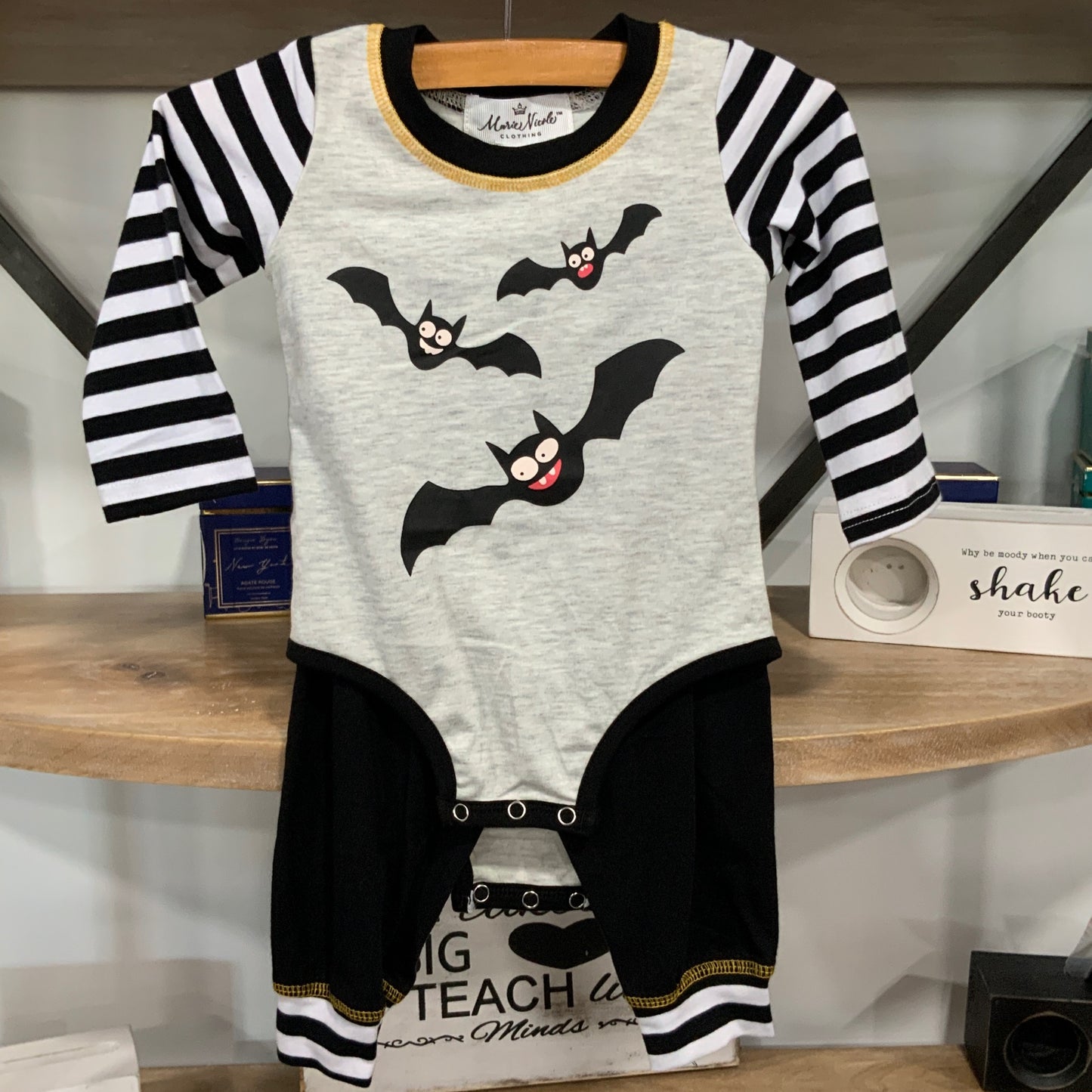 Striped Bats Romer & Jogger Outfit