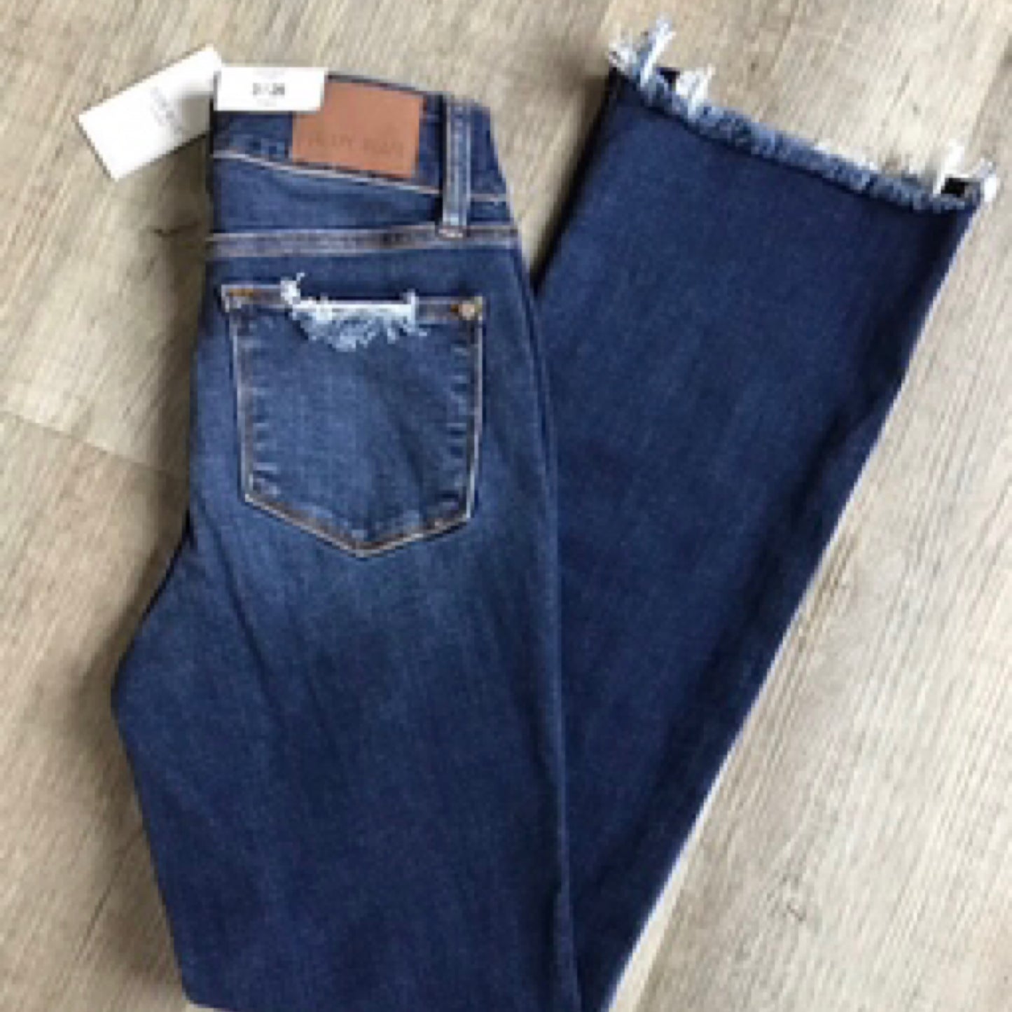 Judy Blues Bootcut Frayed Hem 82568