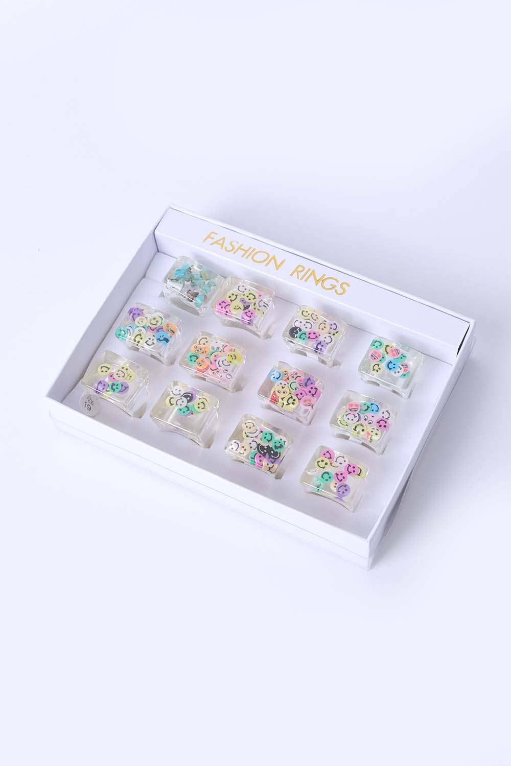 R235 | Happy Face Clear Rings
