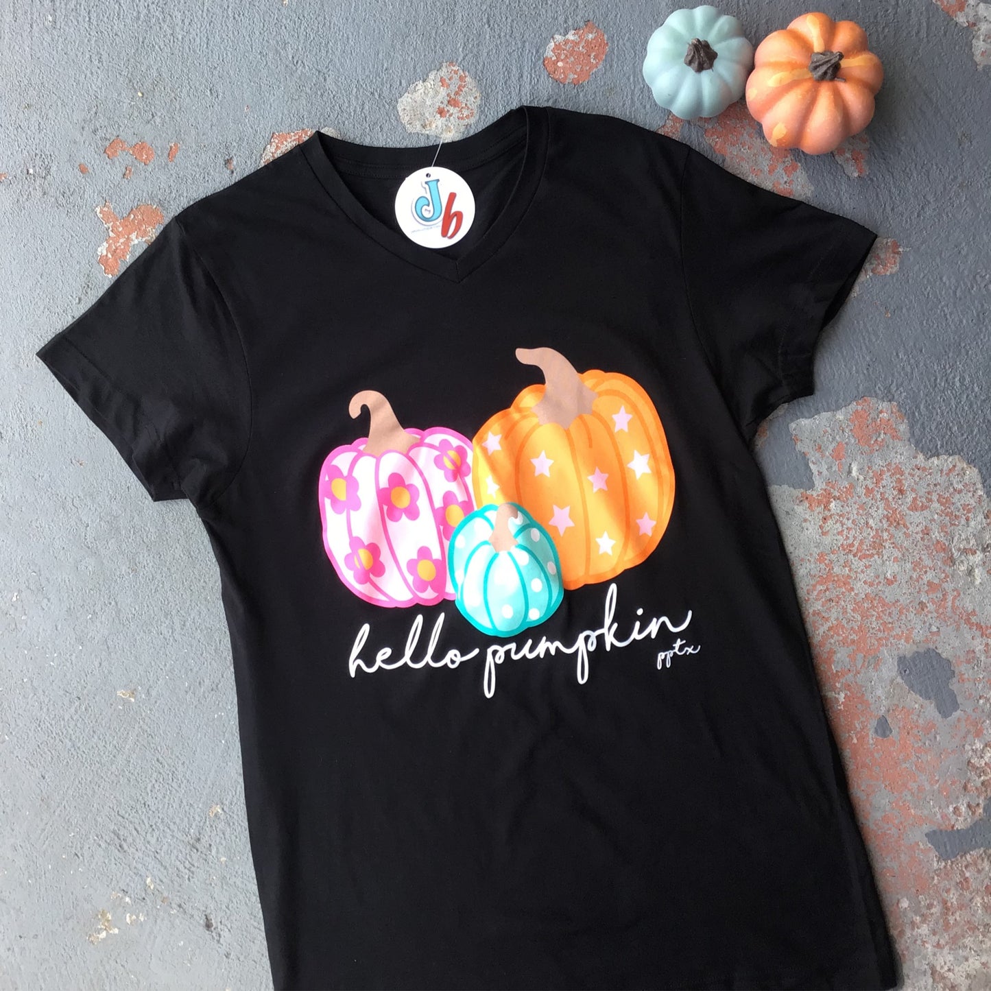 3 Pumpkins (Black Tshirt)