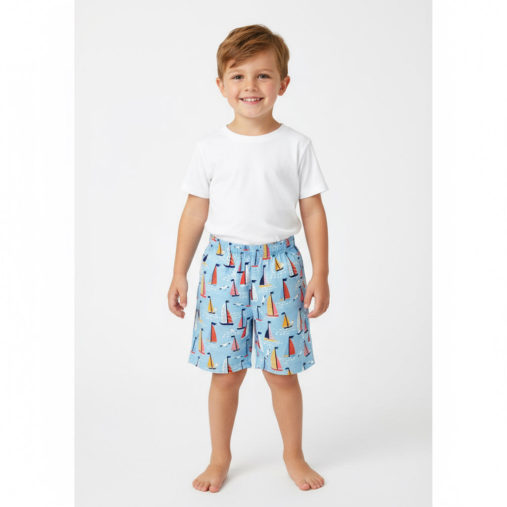 Sailboat Swim Trunks
