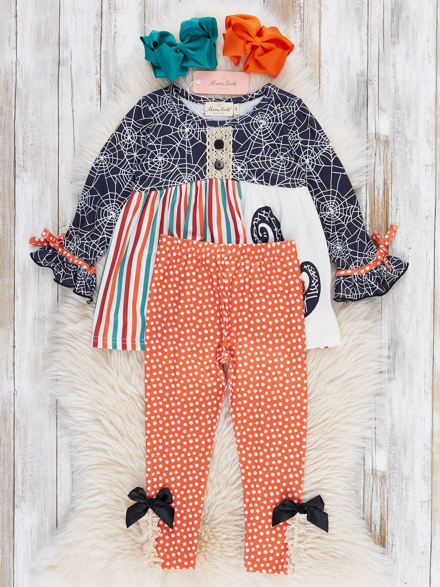 Spider Web Ruffle Outfit