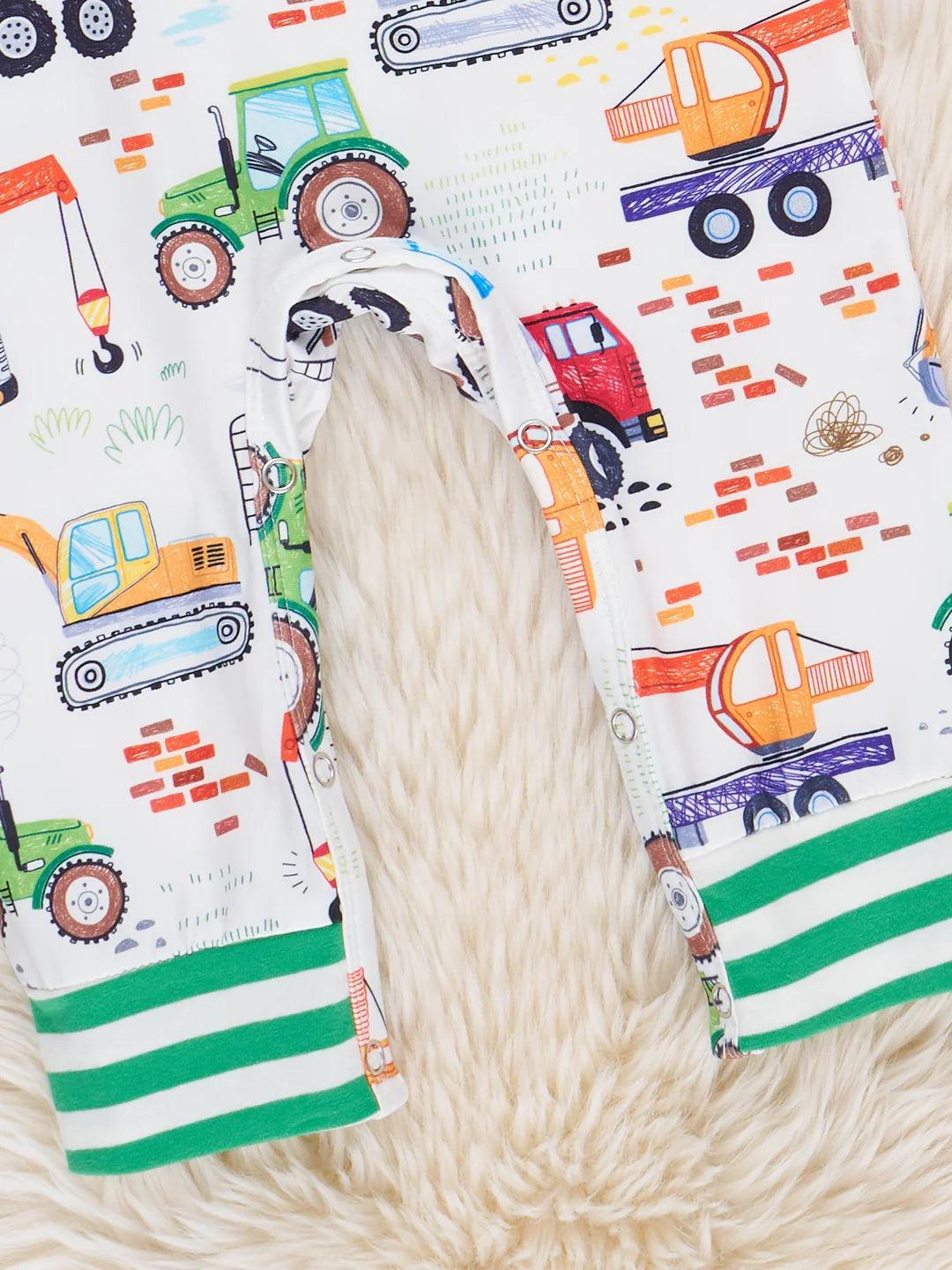 Construction Cuddles Romper