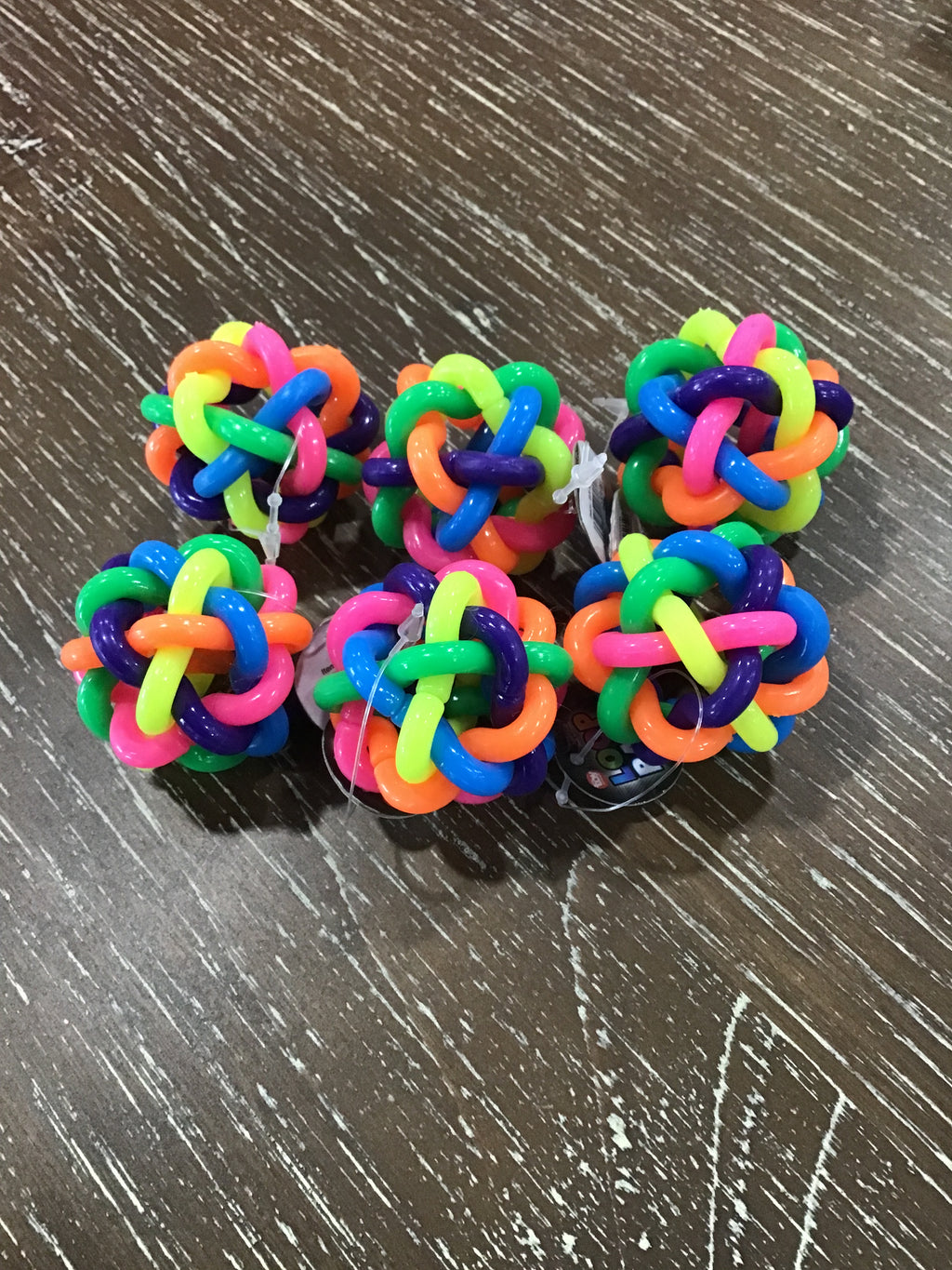 Neon Loop Ball 1.5" – Sensory Fidget Toy for Kids, Stress Relief & Party Favors