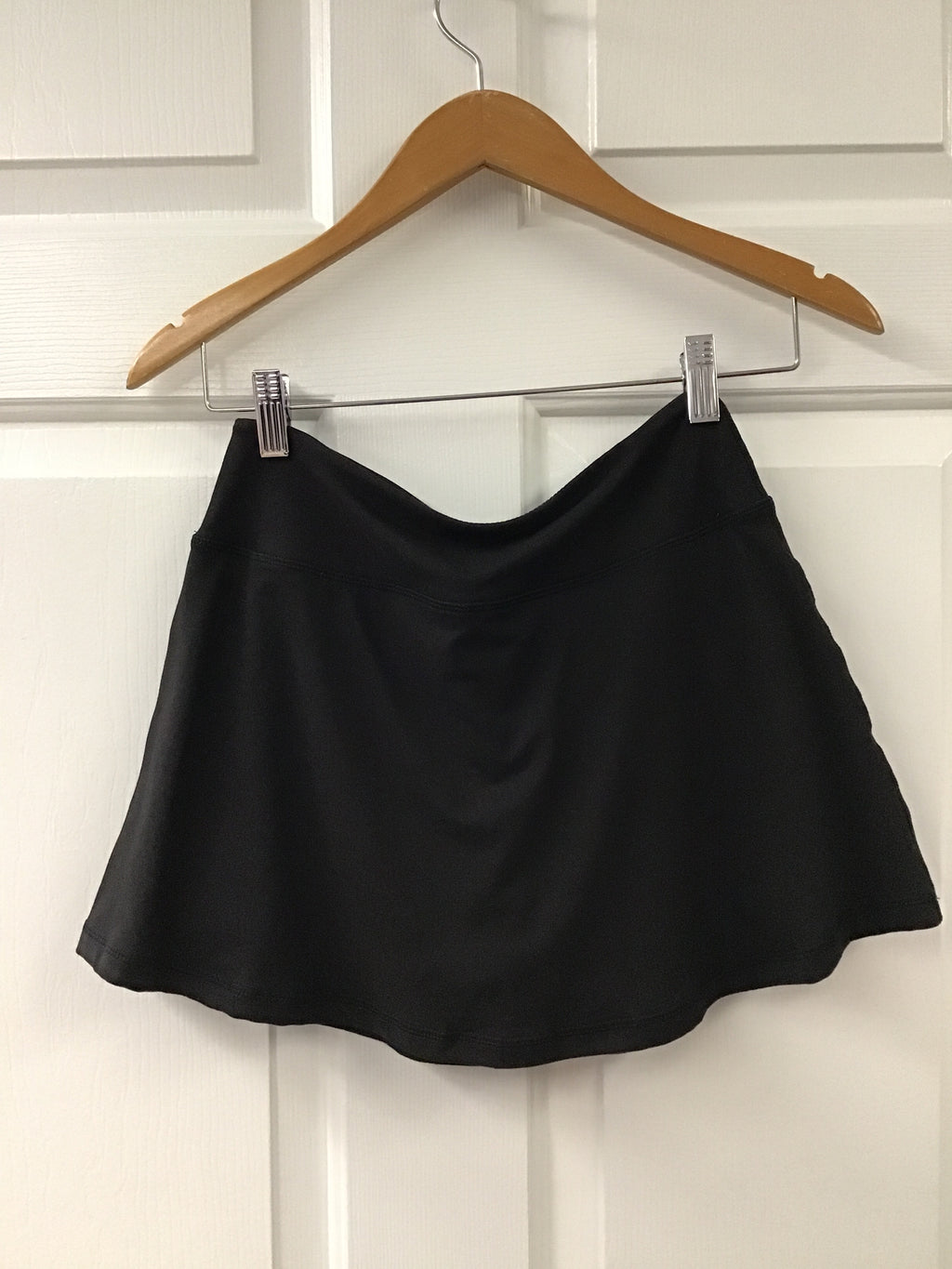 Women’s Butter Soft Black Skort – High-Waisted Stretch Athletic Skirt with Built-In Shorts