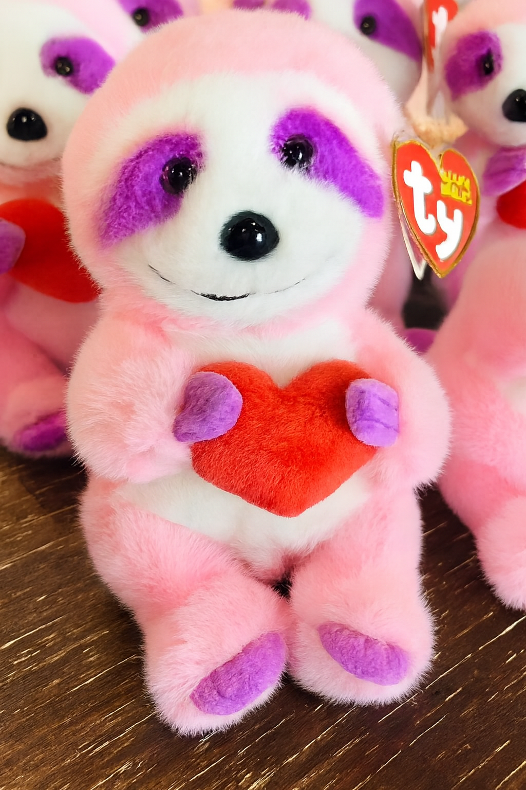 Ty Tart Pink Sloth Plush – Heart-Hugging Valentine’s Beanie Baby Toy