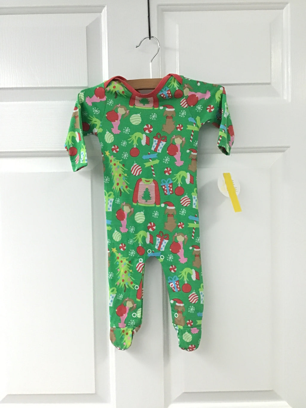 JM “Merry Whatever” Matching Christmas Pajamas – Festive Green Holiday Jammie Set for Toddlers, Kids & Adults