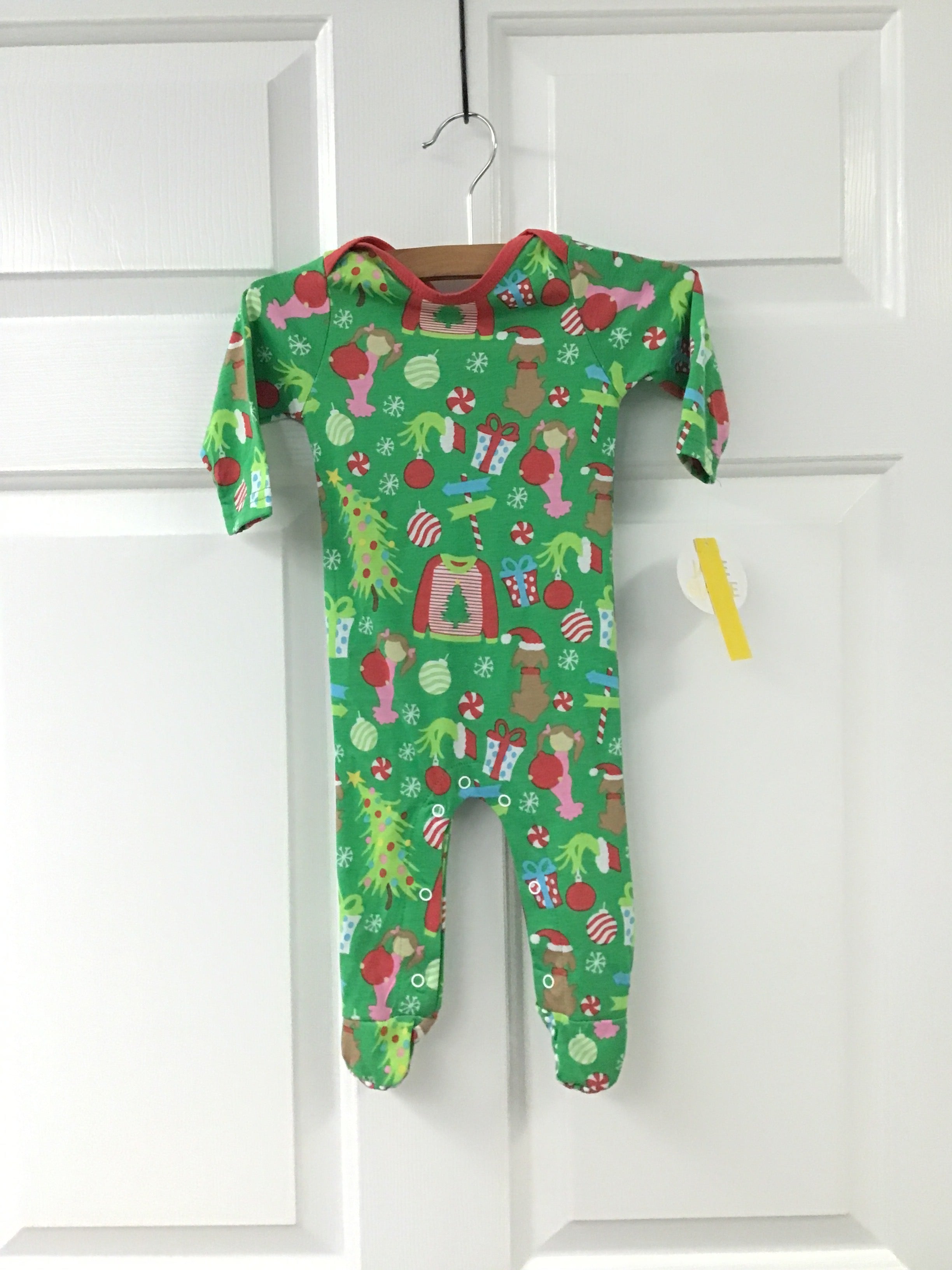 JM “Merry Whatever” Matching Christmas Pajamas – Festive Green Holiday Jammie Set for Toddlers, Kids & Adults