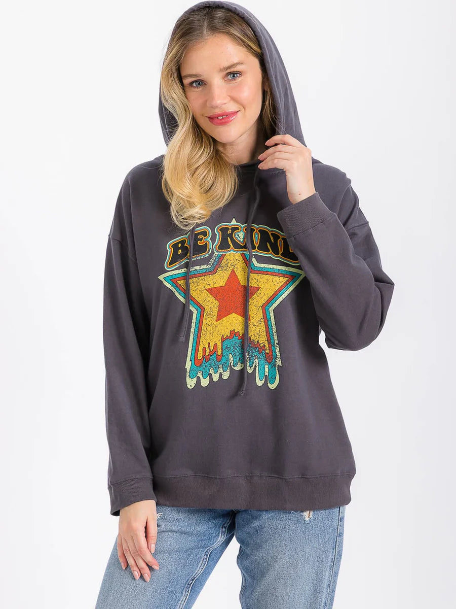 Be Kind Graphic Pullover Hoodie