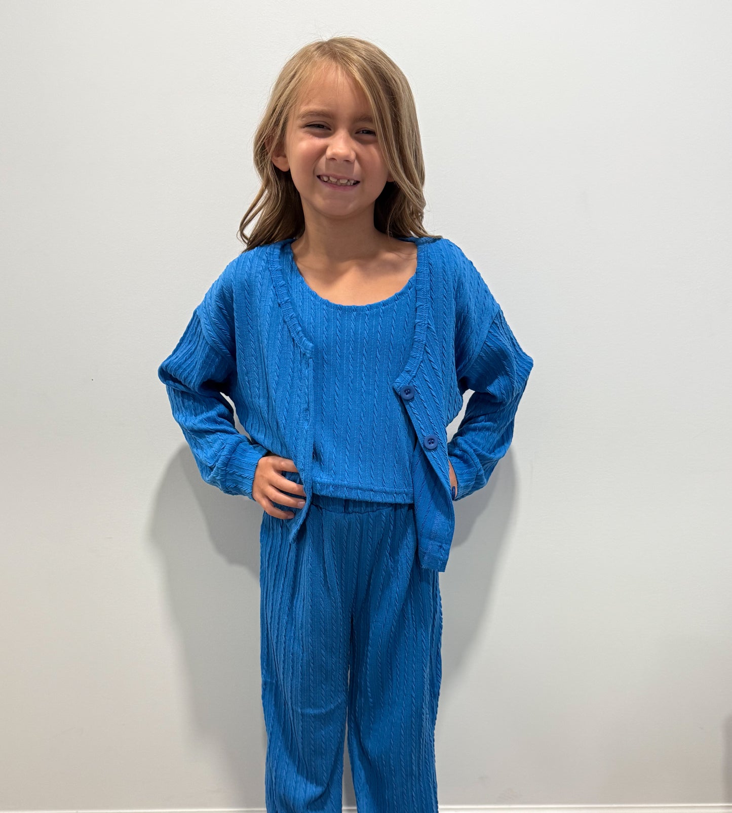 Girl's Ribbed Flare set