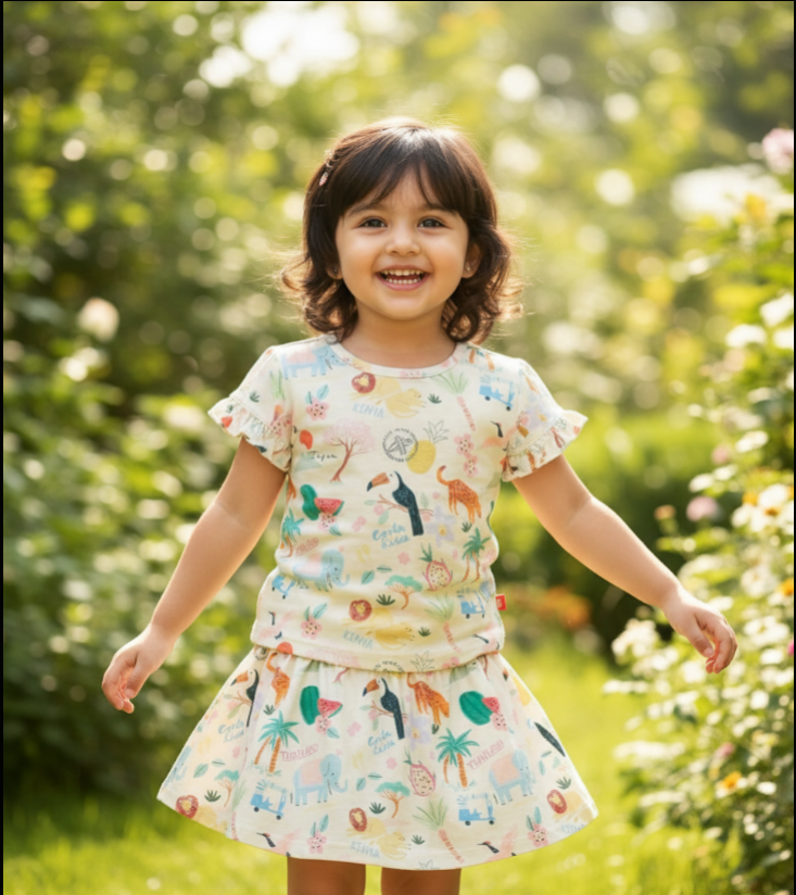 MM Wanderlust Wildlife Skort set