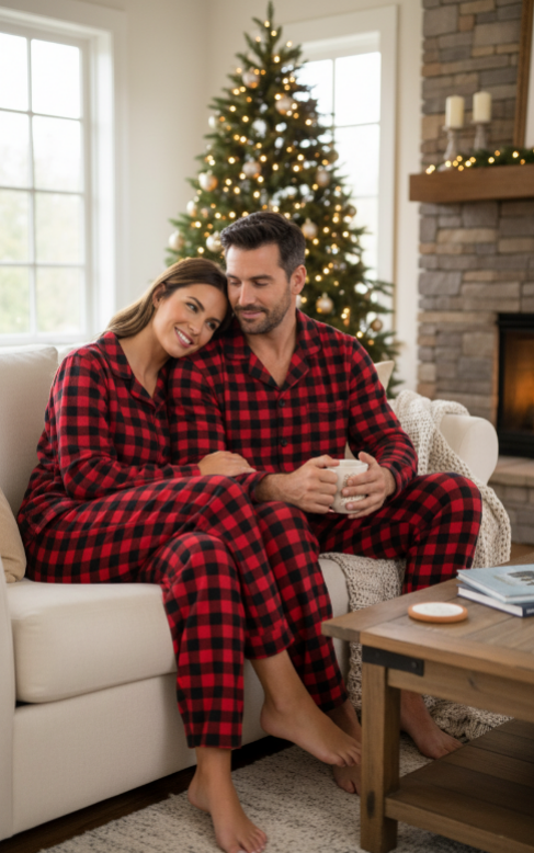 Plaid Adult PJ