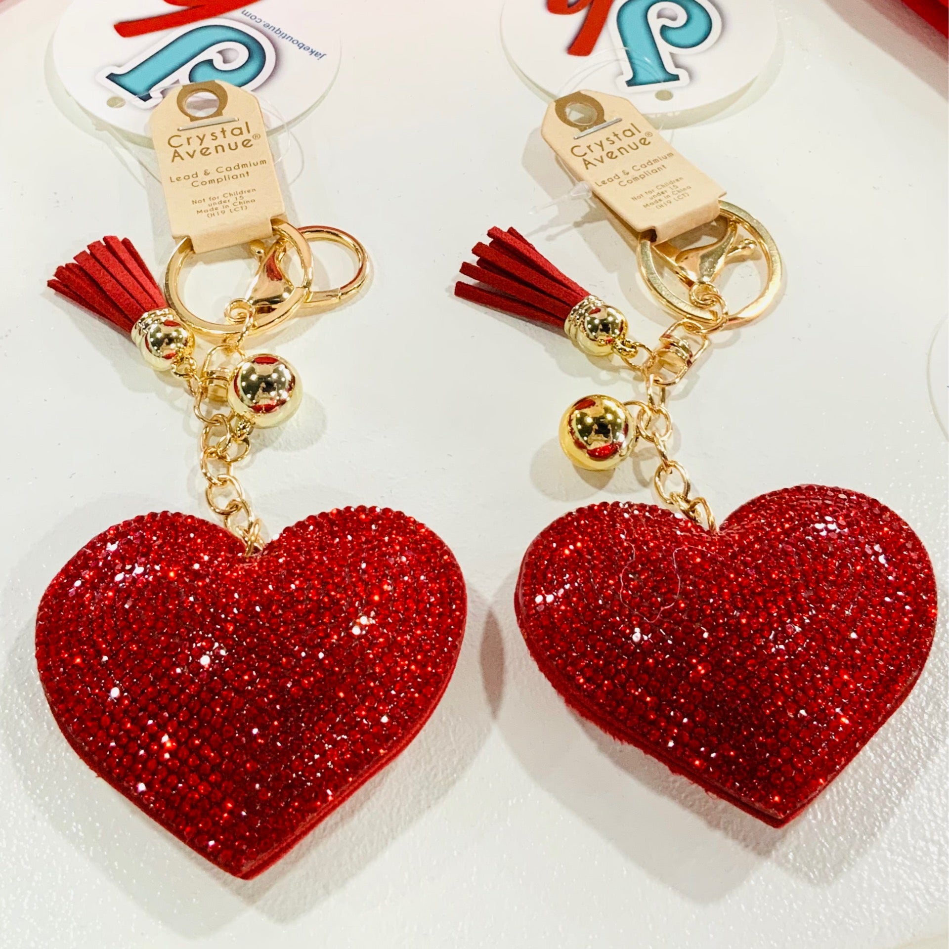 Heart Crystal Key Chain