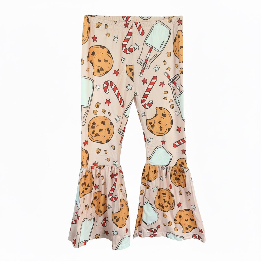 Pink Santa Treats Bell Bottoms