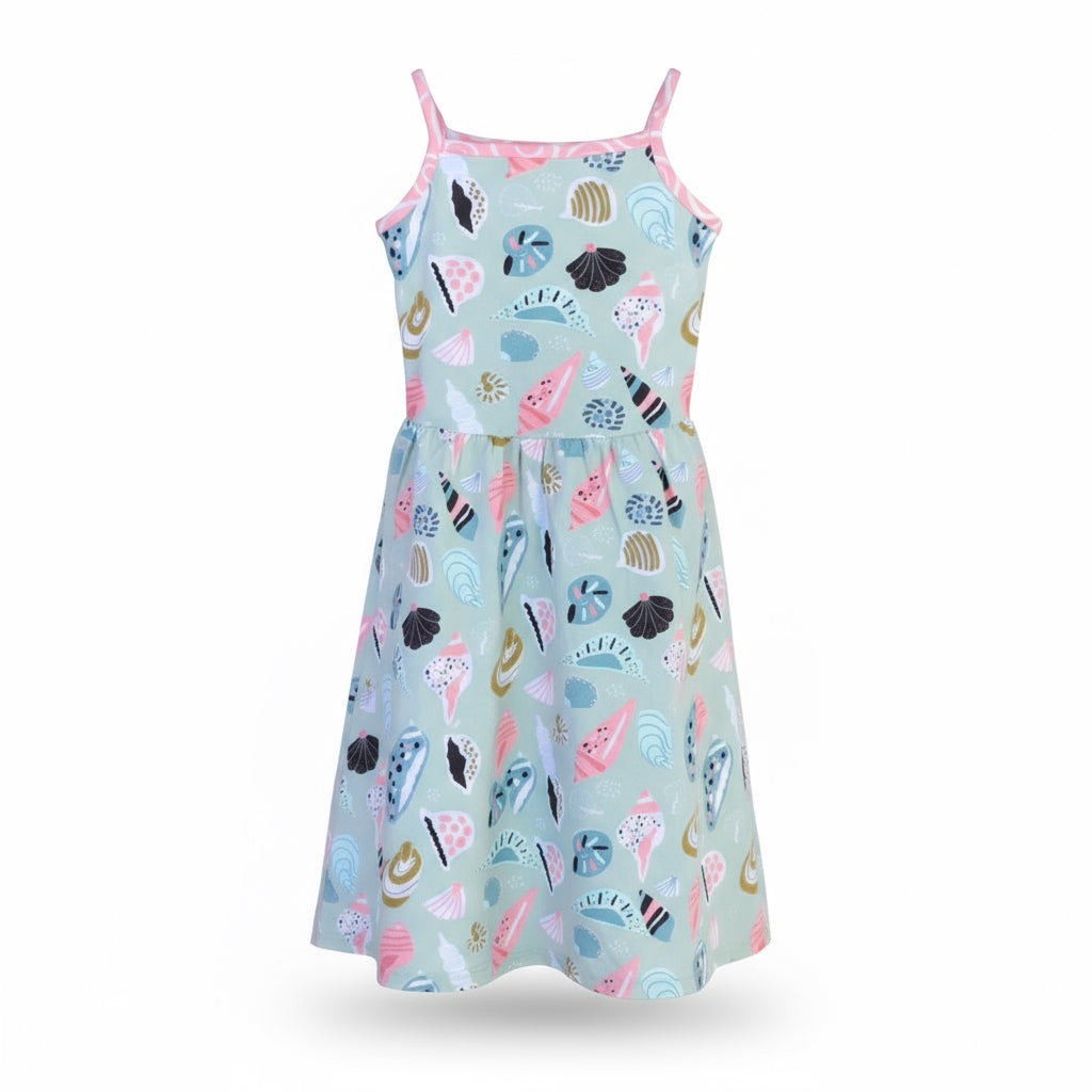 Pink Seashell Beach Jumpsuit Shorts