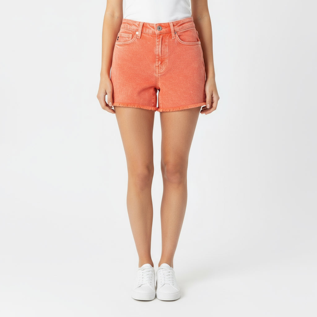 JB Garment Dyed Shorts Peach 150340