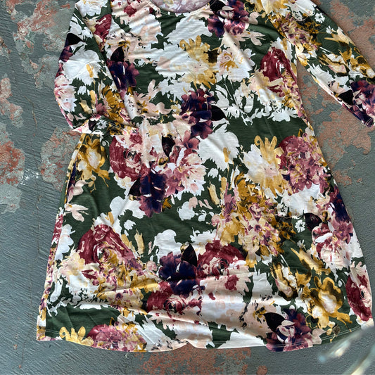 Wrinkle Free Flower Dress