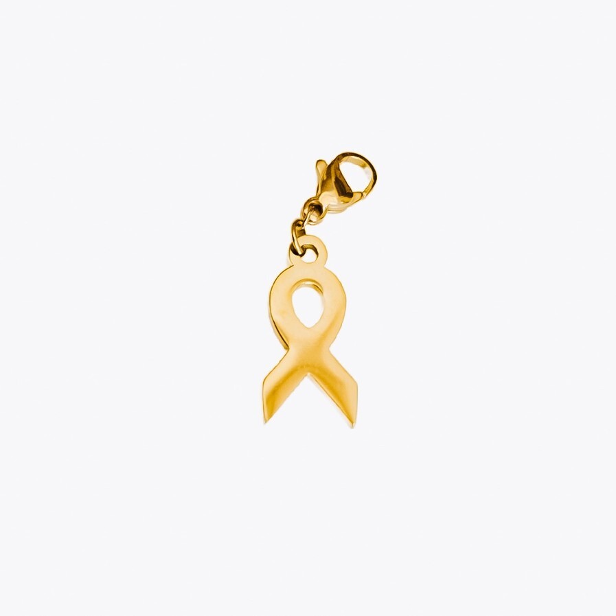 Gold-Plated Charm Bar – Bow, Palm Tree & Dolphin Clip-On Set (PS Collection)
