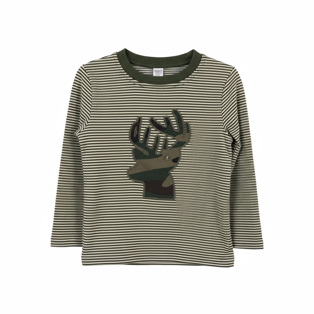 Embroidery Deer Shirt