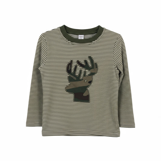 Embroidery Deer Shirt
