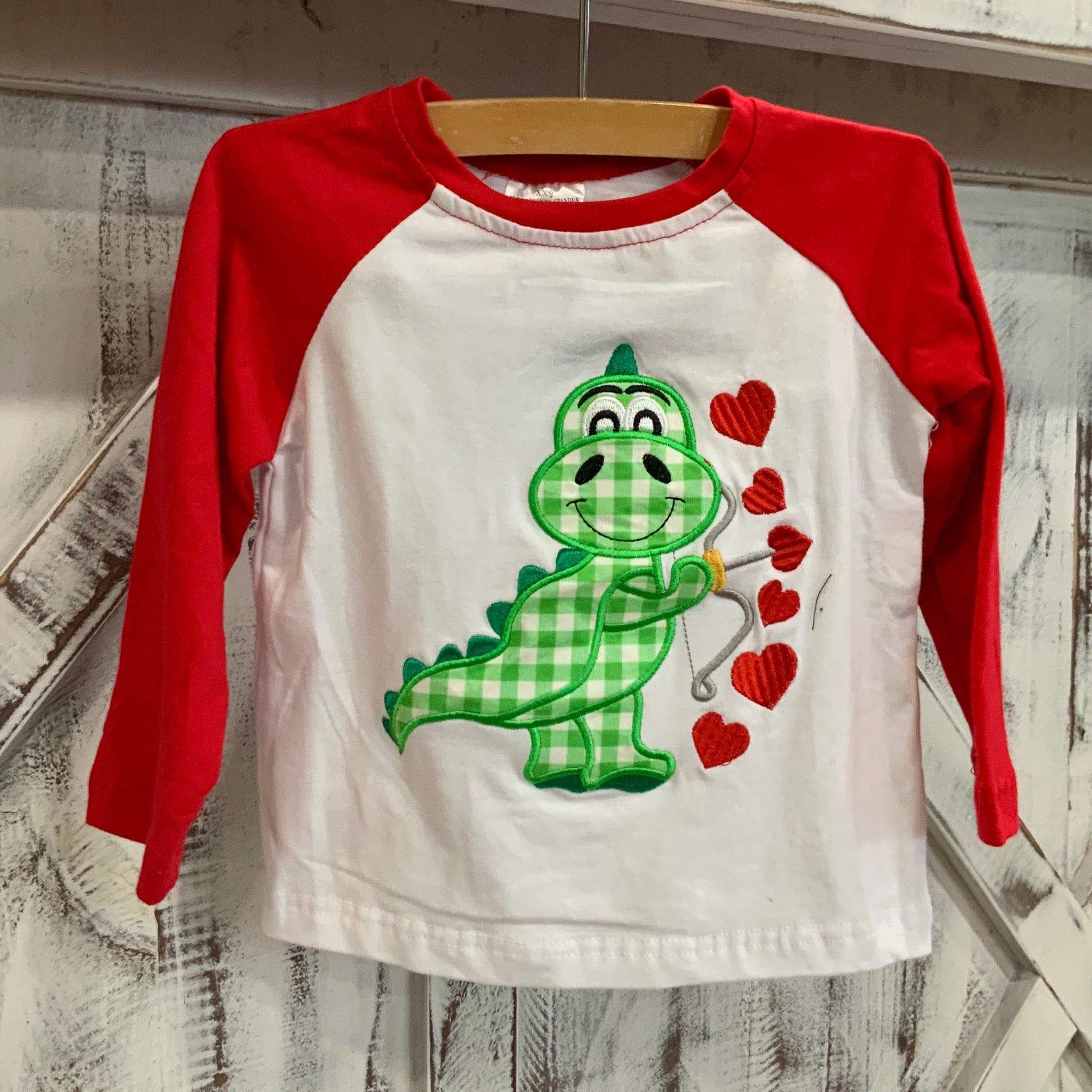 Dino Cupid Raglan Shirt