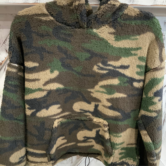 Camo Cropped Pullover