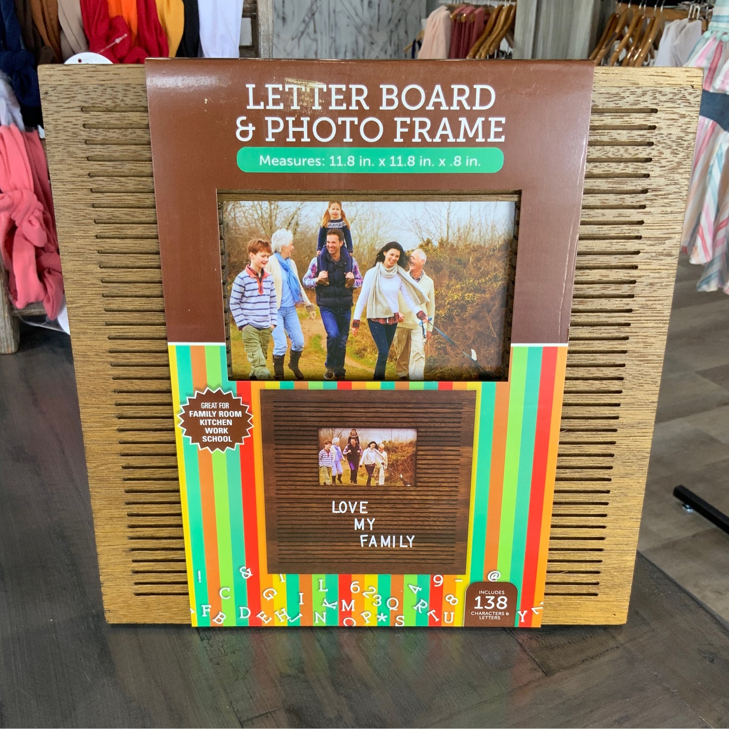 Letter Board & Photo Frame