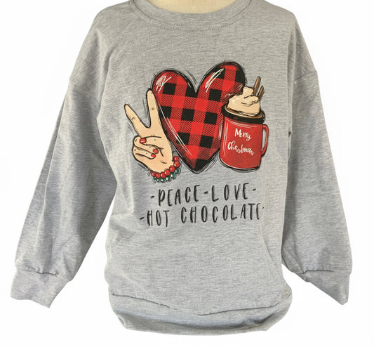 Grey Hot Coco Crew Neck