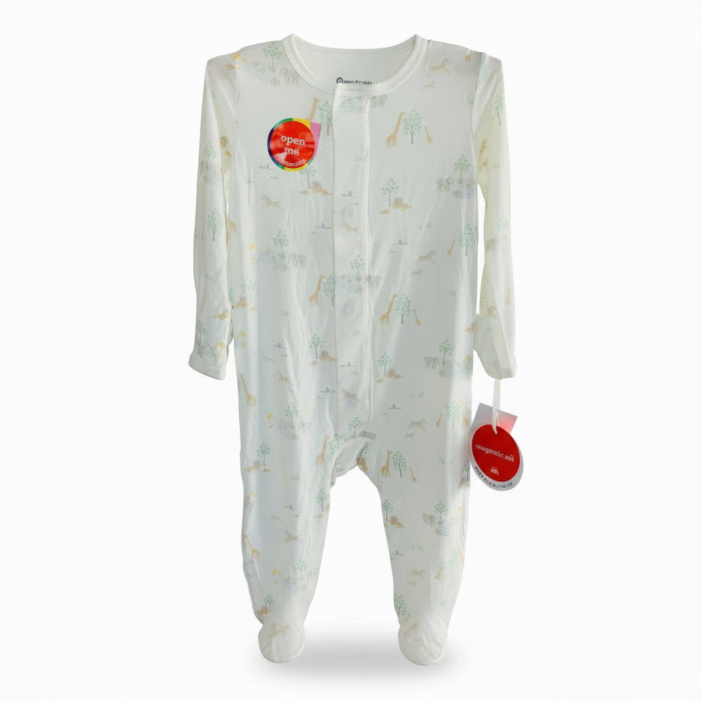 MM White Safari Footie