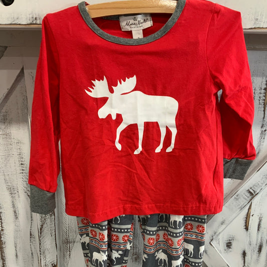 Red  Moose PJ Mom