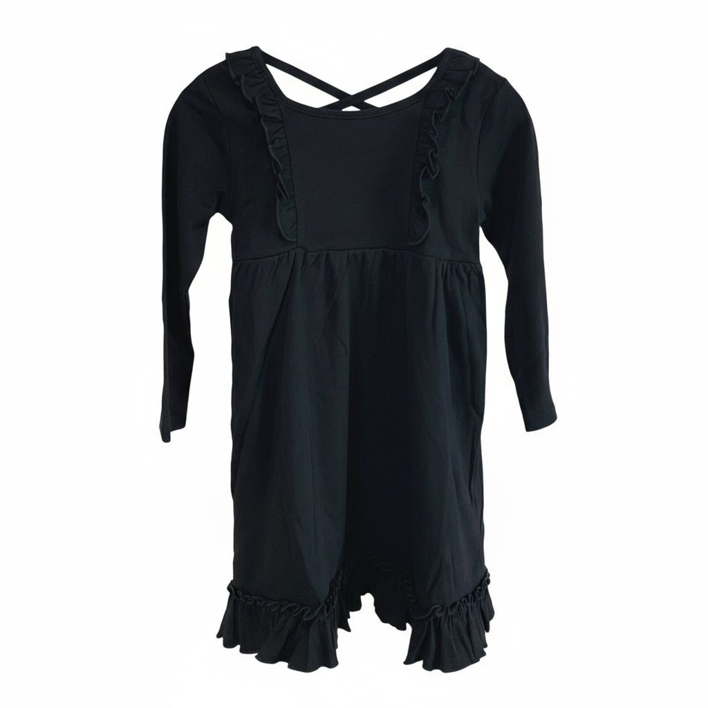 Claire Crossback Dress Black