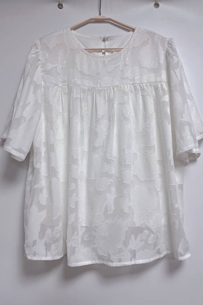 Loose Short Sleeve top : Sky Blue,