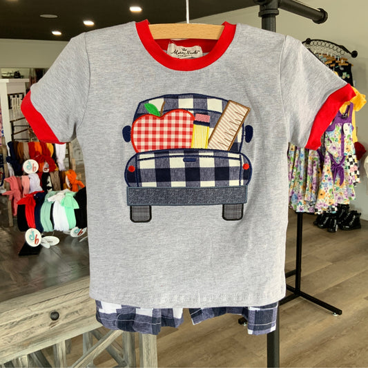 Boys School Supplies Short Set