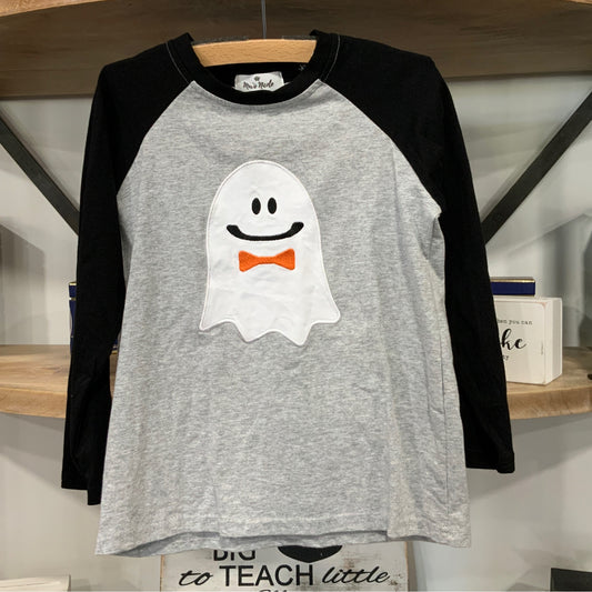 Gray Ghost Bow Tie Shirt