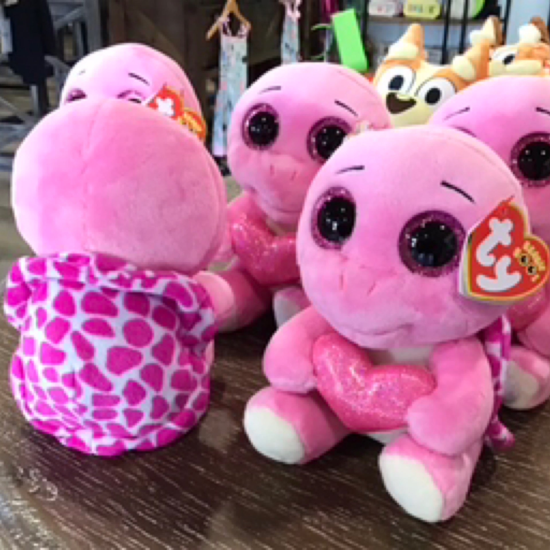 Ty Torte Pink Turtle Plush – Sparkly Heart Beanie Boo Valentine’s Gift