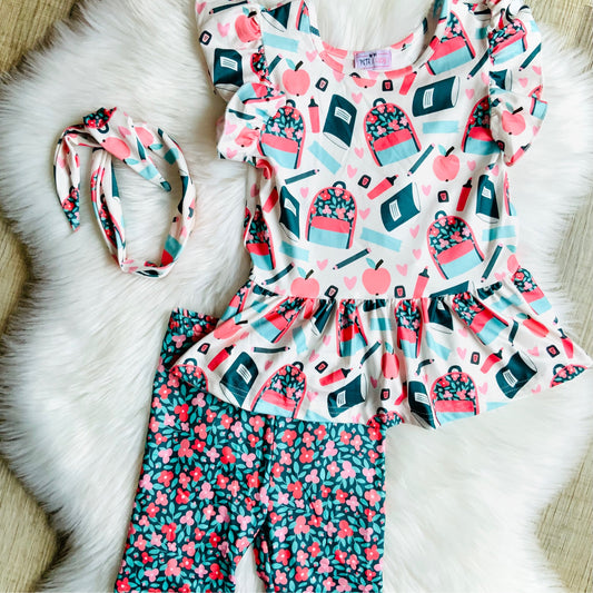 P&L Study Buddies short set