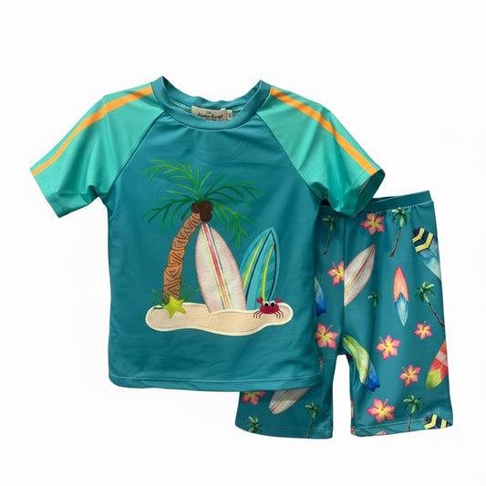 Surf's Up Swim Set Teal