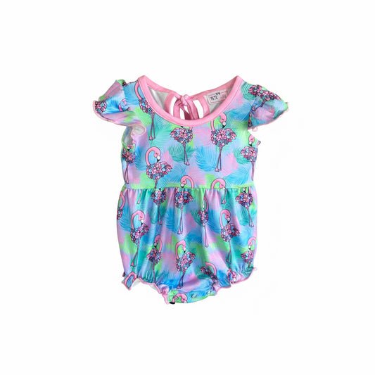 P&L Flowery Flamingo Romper