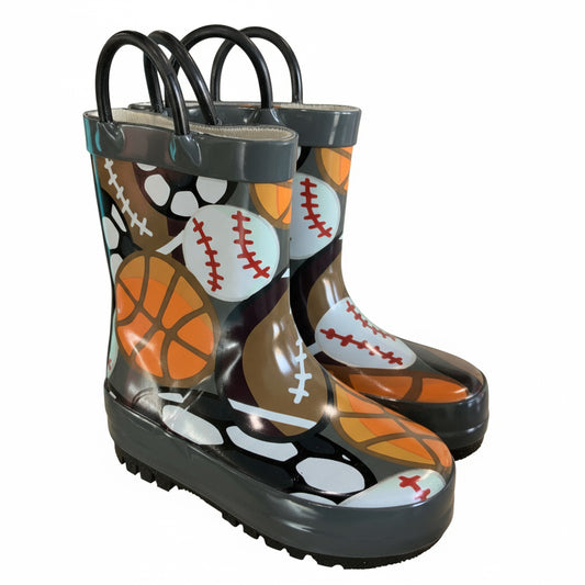 Toddler Sports Rain Boots Unisex