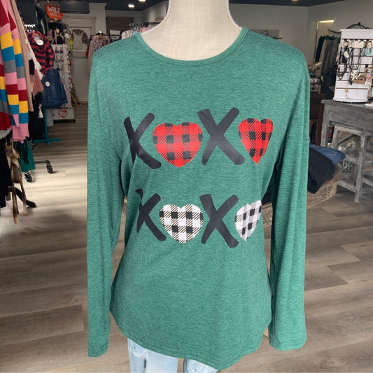 Green XOXO Shirt