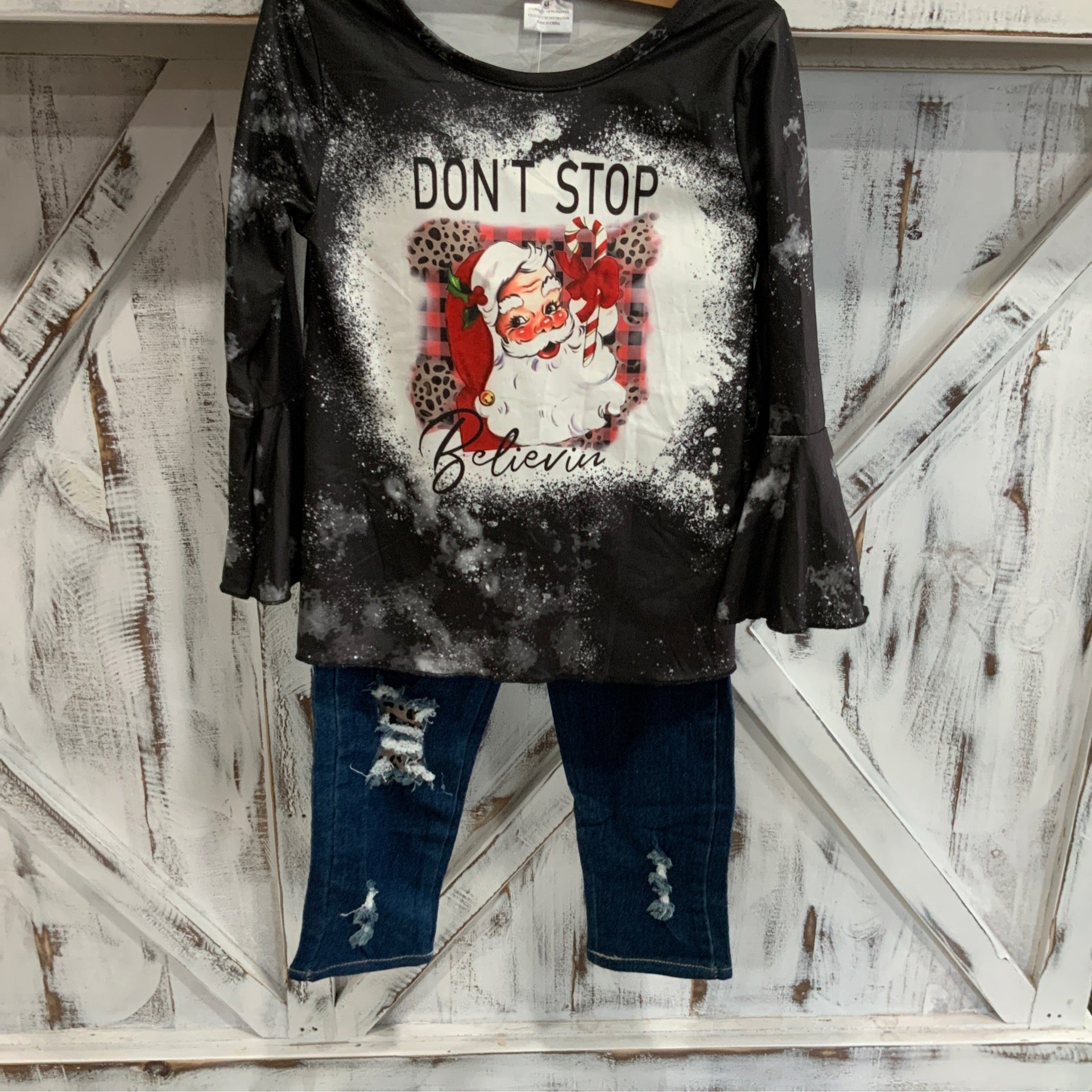 Just believing denim set