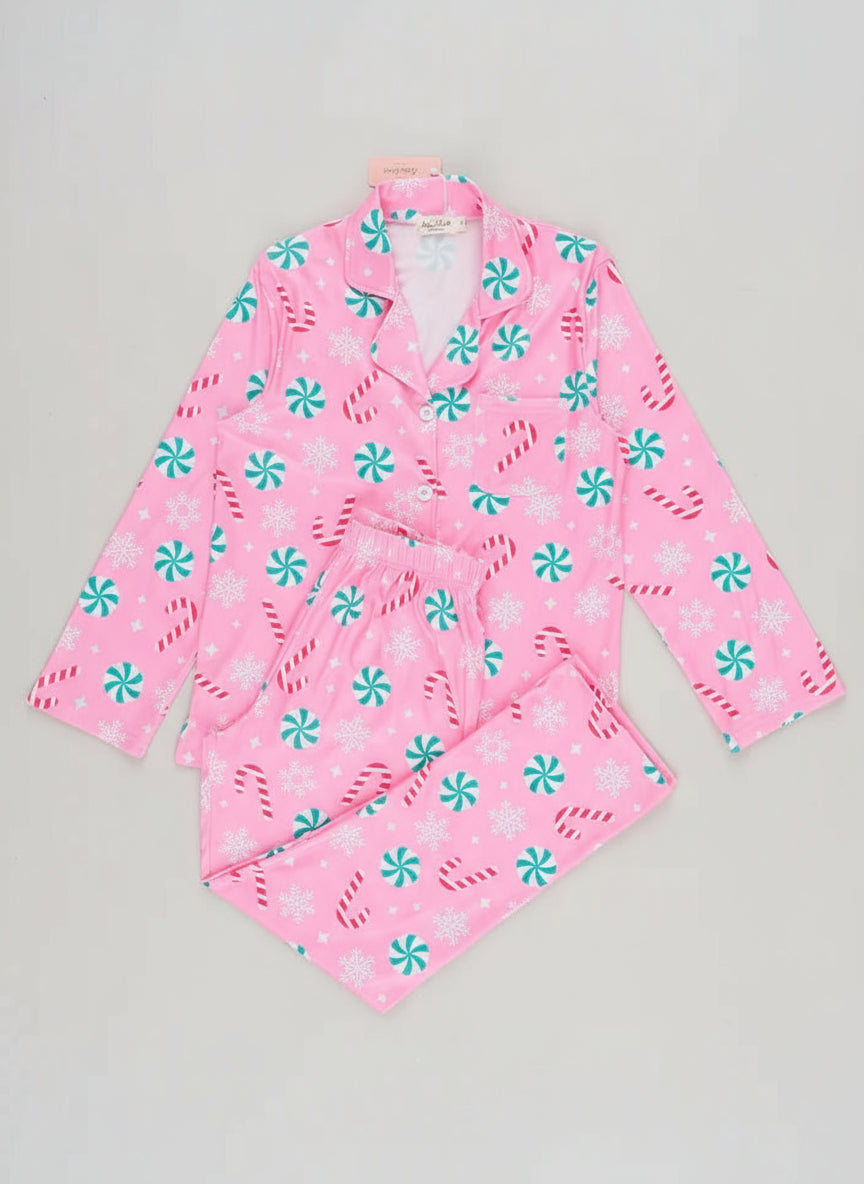 Mom & Me Pretty In Peppermint Pajamas